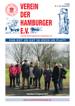 Ausgabe 3.indd - Verein der Hamburger eV