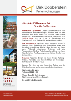 Herzlich Willkommen bei Familie Dobberstein