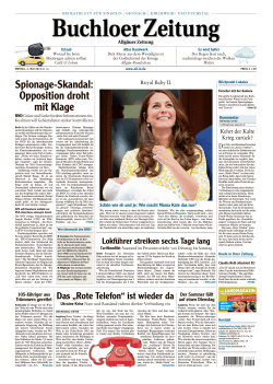 Buchloer Zeitung vom 04.05.2015