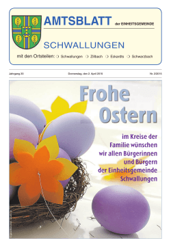Amtsblatt vom 2. 4. 2015