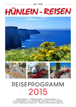 HR - REISEPROGRAMM 2012 - huenlein