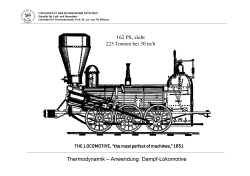 Thermodynamik – Anwendung: Dampf