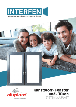 INTERFEN Aluplast Fenster-Prospekt