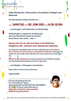 Ingrid Schiller: creative coach