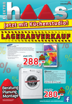 Jetzt mit K&uuml;chenstudio!