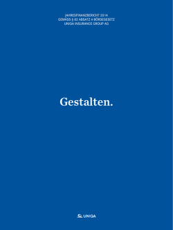 Jahresfinanzbericht 2014