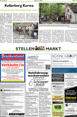 VERMIETUNGEN - FLZ Fränkische Landeszeitung Ansbach