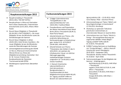 Rahmenprogramm Veranstaltungen der Deutsch