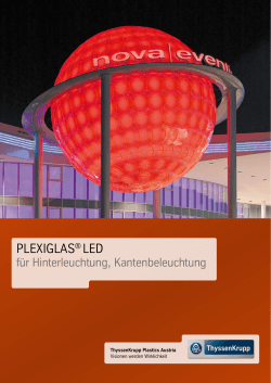 PLEXIGLAS® LED - ThyssenKrupp Plastics