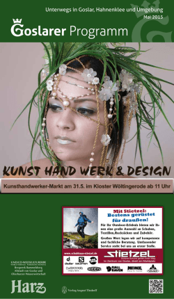 Goslarer Programm Mai 2015