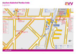 Aachen Bahnhof Rothe Erde Lageplan