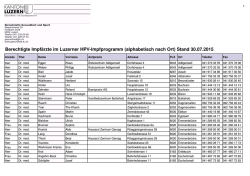 Impf&auml;rzte, nach Gemeinde