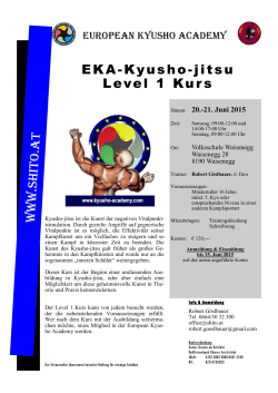 EKA-Kyusho- itsu Level 1 Kurs - Karate