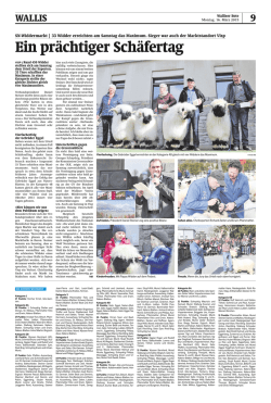 Ein pr&auml;chtiger Sch&auml;fertag