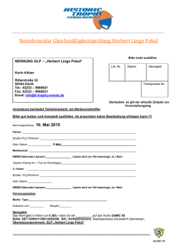 GLP - "Herbert Linge Pokal"