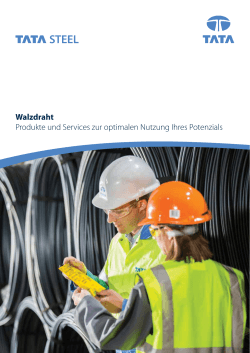 Walzdraht - Tata Steel Deutschland