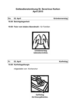 Aktueller Pfarrbrief
