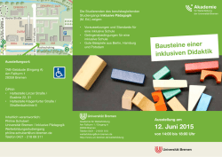 Informationen - Universit&auml;t Bremen