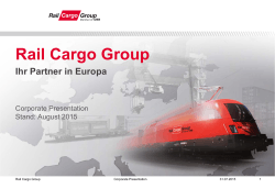 Praesentation - Rail Cargo Austria