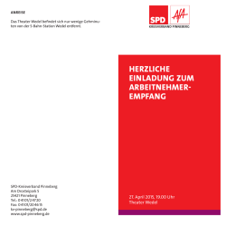 herzliche einladung zum arbeitnehmer empfang