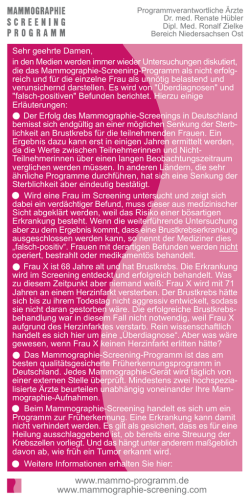 www.mammo-programm.de www.mammographie