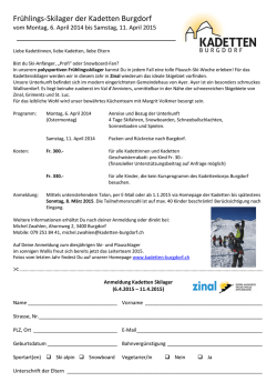 Infoblatt Skilager 2015