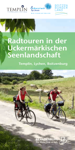 German brochure biking tours