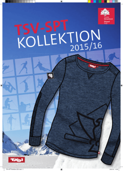 TSV-SPT Kollektion 2015.indd