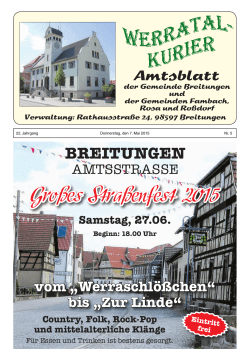 Gro&szlig;es Stra&szlig;enfest 2015