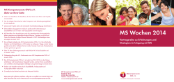 Flyer MS Wochen 2014 - MS Kompetenznetz Ostwestfalen