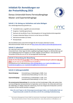 Info Bewerbung April 2015
