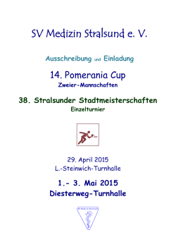 Tischtennis-Verband Hansestadt Stralsund e
