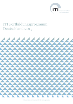 ITI Fortbildungsprogramm Deutschland 2015 > freundschaft