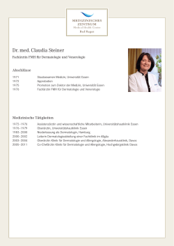 Dr. med. Claudia Steiner