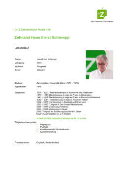 Zahnarzt Hans Ernst Schlempp