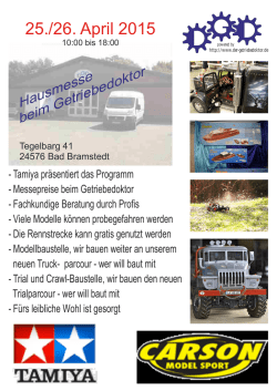 Hausmesse beim Getriebedoktor am Tegelbarg 41 in Bad Bramstedt