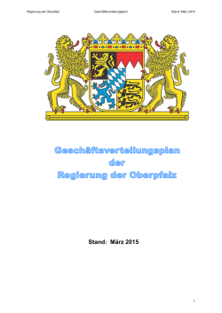 Gesamtdokument Jan 2008 - Regierung der Oberpfalz