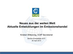 Vortrag „Neues aus der weiten Welt