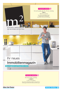 Ihr neues Immobilienmagazin