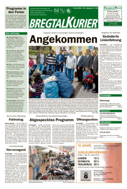 Ausgabe 06. Mai 2015