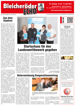 Startschuss für den Landeswettbewerb gegeben