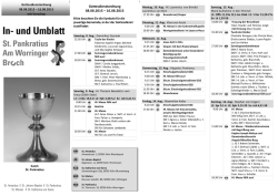 In- und Umblatt - Am Worringer Bruch