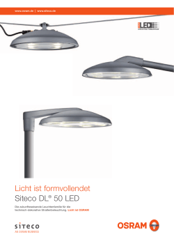 DL® 50 LED - Siteco Beleuchtungstechnik GmbH