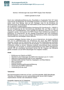 haftungsbeschr&auml;nkt - BGLZ - Beratungsgesellschaft f&uuml;r Lieferketten