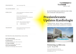 Praxisrelevante Updates Kardiologie