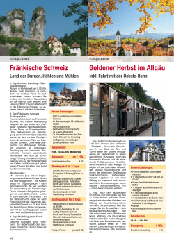 Maiwandern in der Fränkischen Schweiz