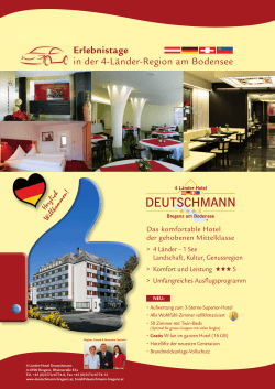 Erlebnistage - Hotel Deutschmann