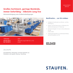 Gro&szlig;es Sortiment geringe Best&auml;nde JUNG 2015 r.indd