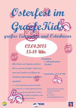 gro&szlig;es Eiersuchen und Osterbasar