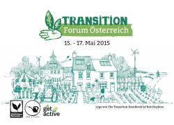 n - 1. Transition Forum Österreich